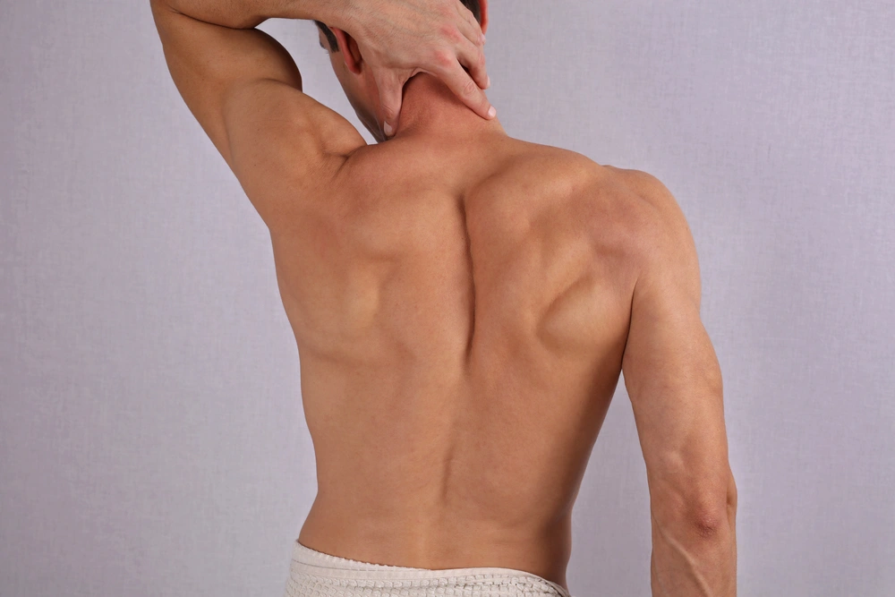 Chest and back waxing results