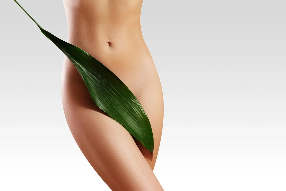 Discreet bikini area waxing representation